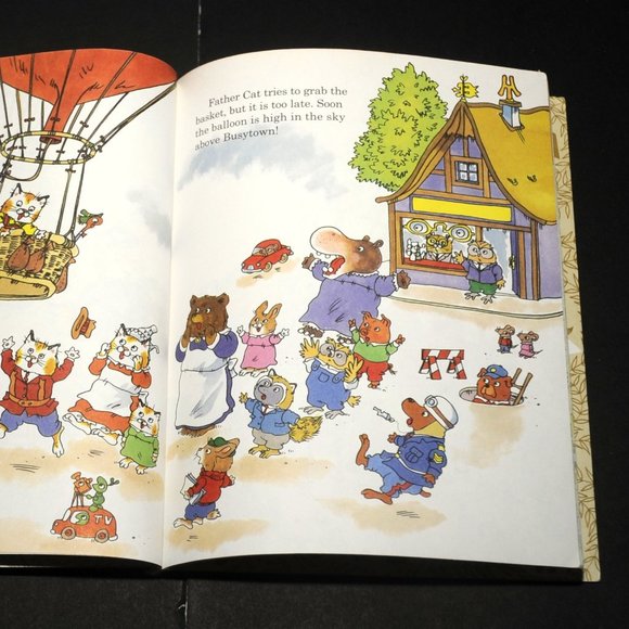 Vintage Little Golden Book Richard Scarry 'Best Balloon Ride Ever!' 1994 - Picture 4 of 11